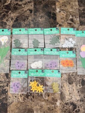 Bundle of Various Scrapbooking Embellishments